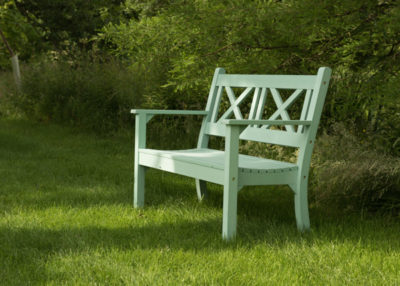 Hampton Bench 2 seater - green